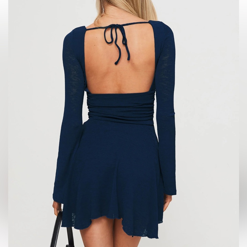 Princess Polly Nautia Long Sleeve Romper in Navy - Picture 4 of 6